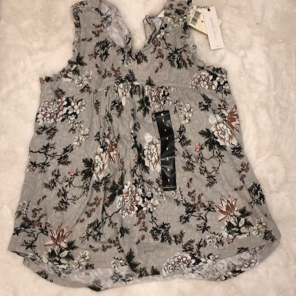 Lucky brand floral blouse
